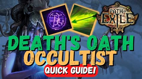poe death oath build|Death's Oath .